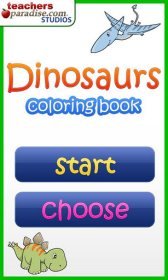game pic for Dinosaurs Coloring Book